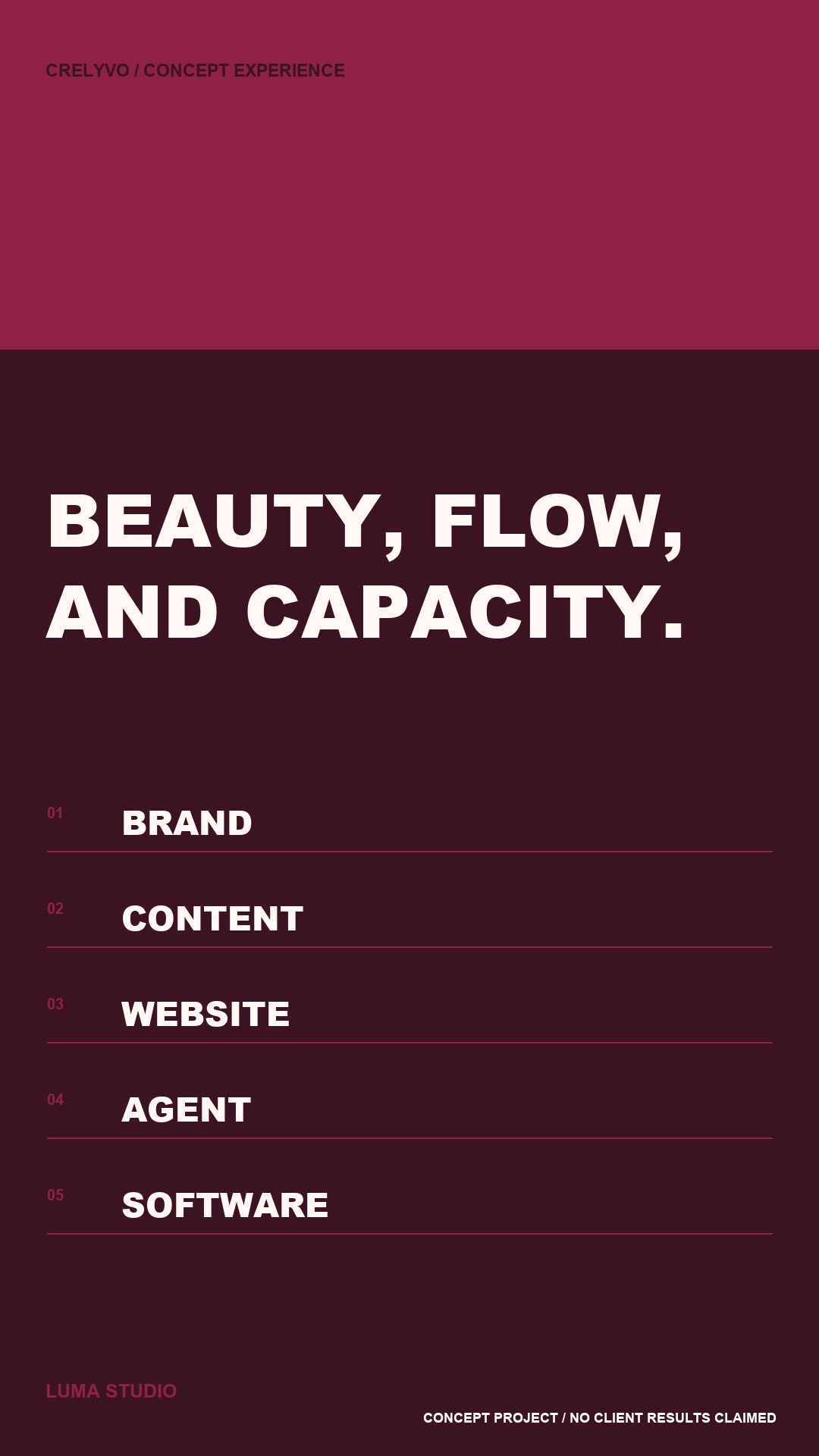 Luma Studio concept story 2